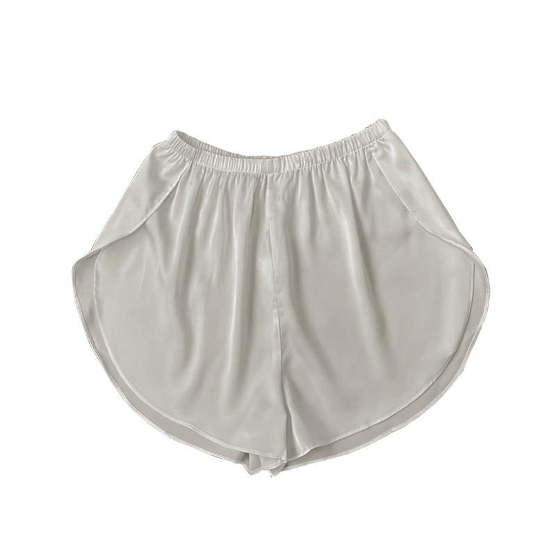 16mm Pure Silk Shorts Women Lightweight Lounge Pants Casual Sleepwear Short