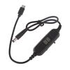 Универсальный кабель питания USB C на 2В-12В 5,5x2,1 мм с дисплеем выходного напряжения для радио, светодиодной лампы, игрушки, сфигмоманометра