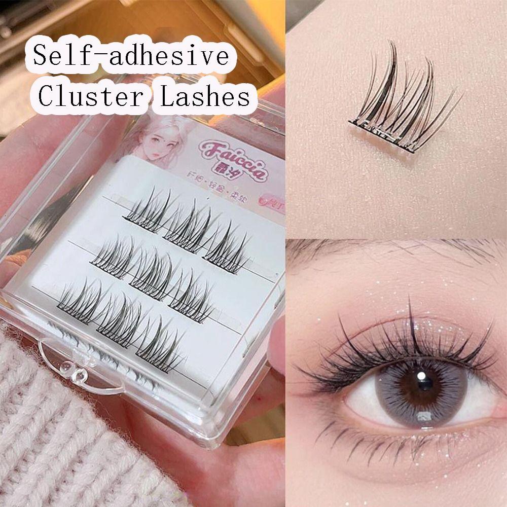 Нажмите на сегментированные ресницы натуральные длинные индивидуальные ресницы наращивание ресниц своими руками