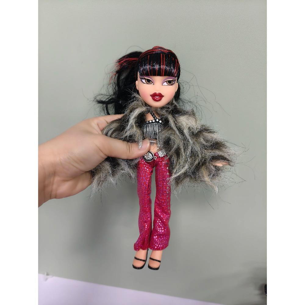 Голова Тело Одежда Меховые Топы Пальто Bratz Для Куклы 30 см