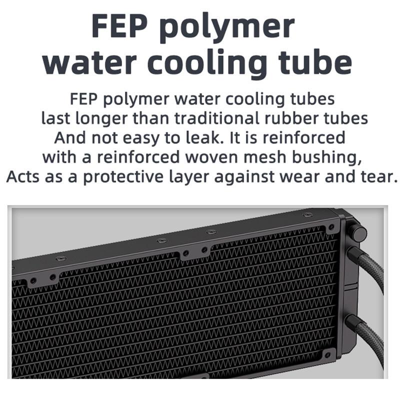 TEUCER AF-120 Water Cooler 12cm RGB Fan Processor Heatsink 120mm PC Water Cooling Radiator For intel 2011/1700/155X AMD AM4 AM5