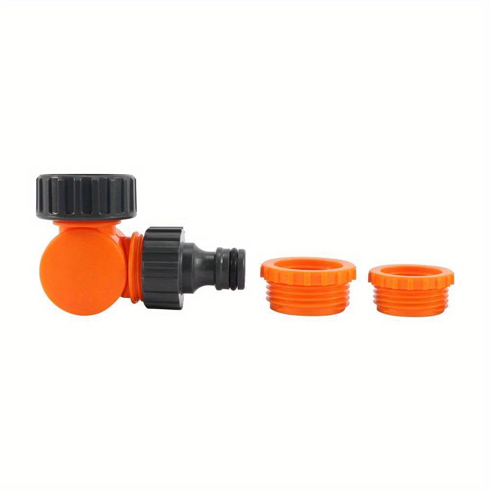 1Pc Plastic Quick Connector Splitte Anti-Bending Faucet Connector Freely Rotatable Faucet Splitter Adjustable Irrigation Water Connector Suitable