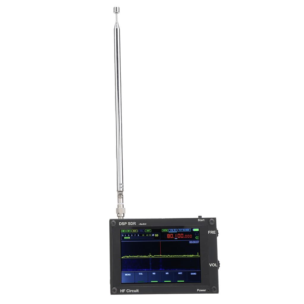 Беспроводной приемник черного цвета UltraThin DSP SDR HAM приемное радиооборудование 50 кГц200 МГц