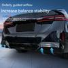 Черный диффузор заднего бампера Боковой сплиттер задней губы Для BMW i5 G60 2025 для наружной модификации аксессуаров заднего спойлера
