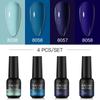 Nailiwind 8 мл 4 шт. Набор гелей для ногтей Soak Off UV Gel Polish Set Гибридные лаки Гель-лак для ногтей Маникюрный набор