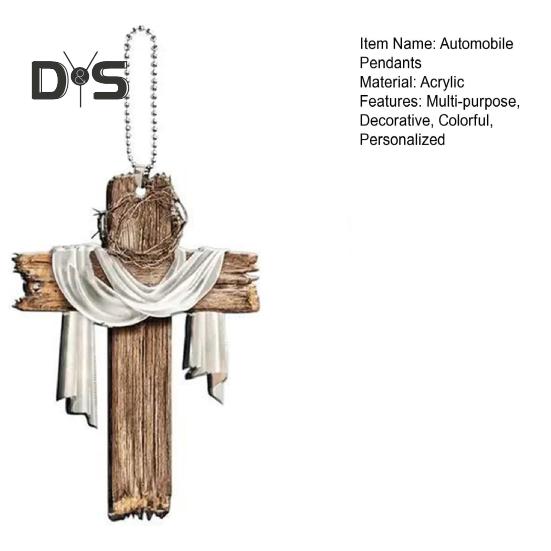 Модное подвесное украшение для автомобиля, акриловое автомобильное зеркало заднего вида, подвеска для салона автомобиля, брелок для ключей, уникальные автомобильные аксессуары