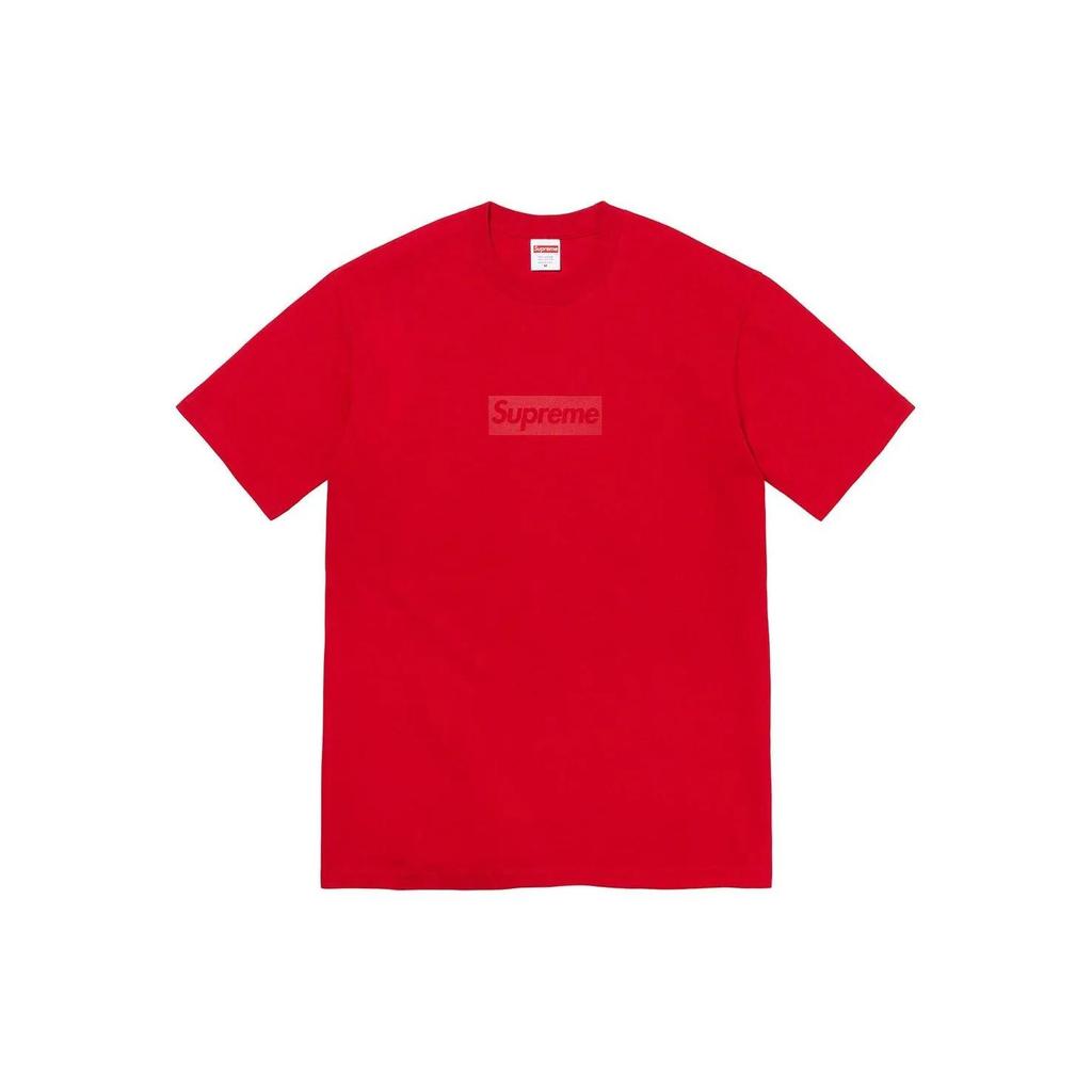 Supreme Футболка с логотипом-коробкой в тон (унисекс) Футболки SUP SS23 001