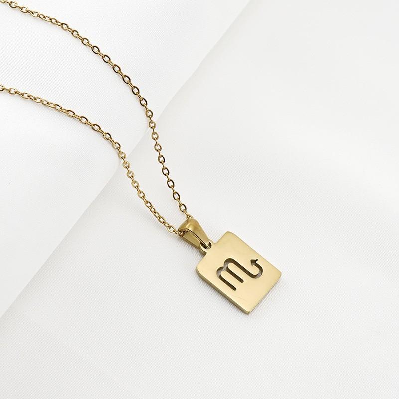 Осенью 23 года новая квадратная полая легкая цепочка для ключей класса люкс для мужчин и женщин с двенадцатью созвездиями