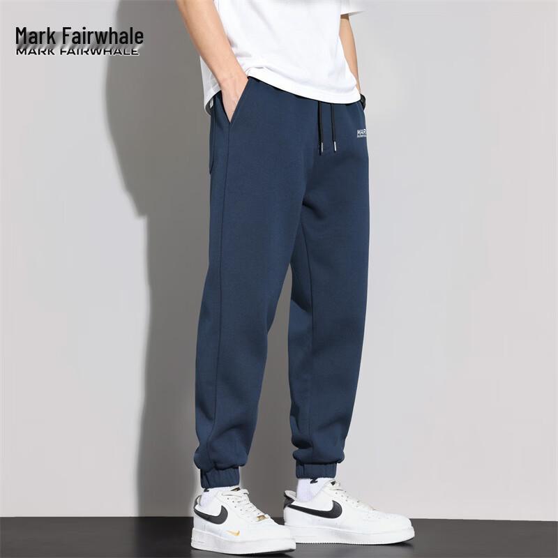 MARK FAIRWHALE Men's Loose Fit Winter Jogger Sweatpants