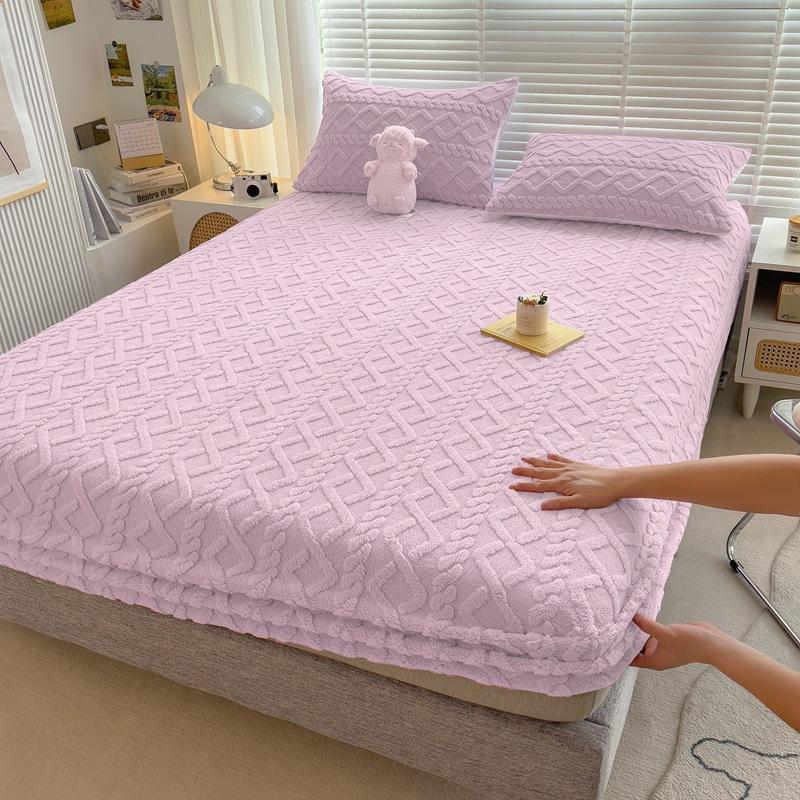 Коралловый бархат, шляпа-кровать, покрывало Simmons, защитный чехол, утолщенный, теплый, универсальный, защитный чехол для матраса