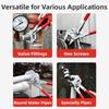 Self Locking Adjustable Pipe Wrench Manual Clamping Pipe Repair Pliers  Pipe Repair