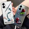 Чехол для Xiaomi Poco F7 Мягкий силикон Fundas Расписная крышка телефона Для Poco F7 Pro Чехлы Защитный корпус Для Poco F7 Ultra PocoF7