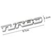 3D Car Styling Sticker Metal TURBO Emblem Body Rear Tailgate Badge For Ford O157 Focus 2 3 ST RS Fiesta Mondeo Tuga Ecosport Fusion