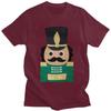 Custom Mens Christmas Nutcracker Cartoon Soldier Toy T Shirts Short Sleeve Cotton Tshirt Leisure Tees Loose Fit Clothes