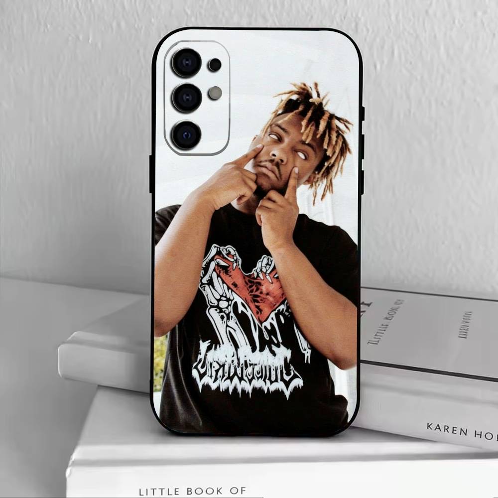 999-Juice WRLD-JW Чехол для телефона Черный Силиконовый Мягкий Для Samsung S25,S24,S21,S22,S23,S30,Ultra,S20,Plus,Fe,Lite
