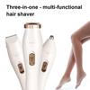 3-In-1 Multifunctional Electric Shaver with 3 Heads USB Rechargeable Portable Face Body Bikini Area Arm Leg Hair Removal Epilator Razor Trimmer
