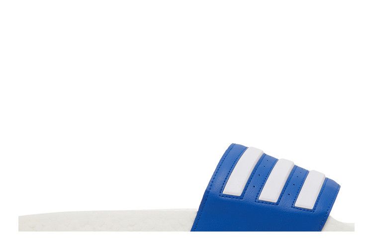 Мужские шлепанцы adidas Adilette Boost Slide Белый Королевский Белый/Королевский Синий