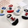 5 пар/компл. женские носки невидимые силиконовые нескользящие носки-лодочки забавные милые носки с буквенным принтом и мультяшным рисунком