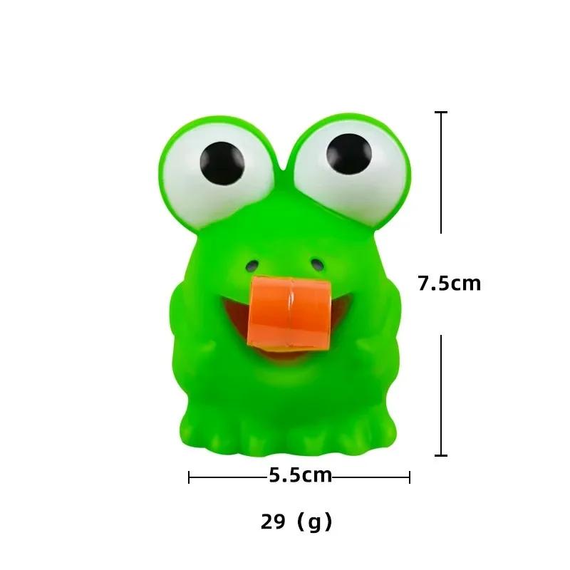 Children Creative Decompression Fidget Toys Pinch Frog Dinosaur Sticking Tongue Out Relieve Stress Toy Christmas Gifts For Kids