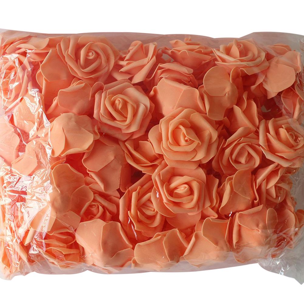 100 шт. 7 см букет искусственных цветов из пеноматериала в нескольких цветах для свадеб и декора своими руками