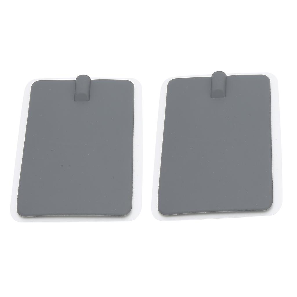 2шт силиконовая электродная накладка мягкая электродная накладка для физиотерапевтического инструмента серая 7 x 11см