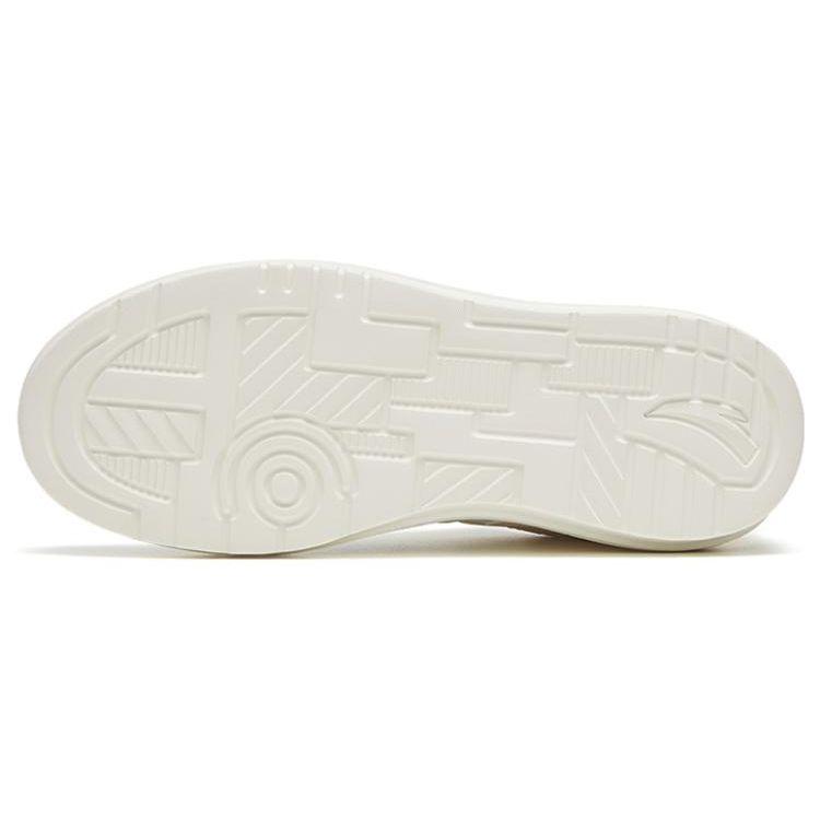 Anta Нескользящие легкие низкие туфли для скейтбординга женские туфли для скейтбординга овсяно-белые 922328060-2