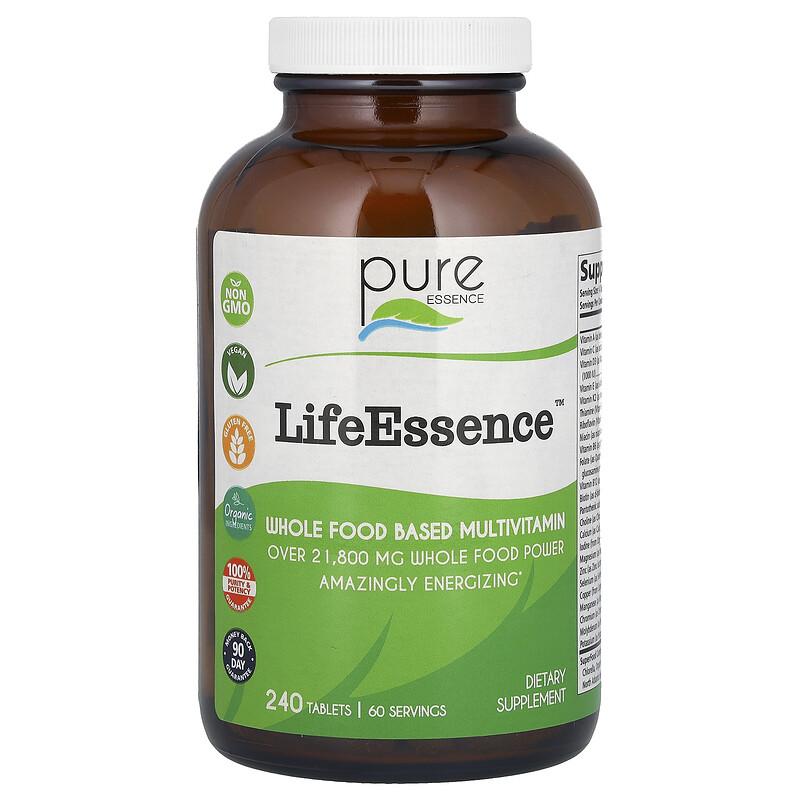LifeEssence, Whole Food Based Multivitamin, 240 Tablets