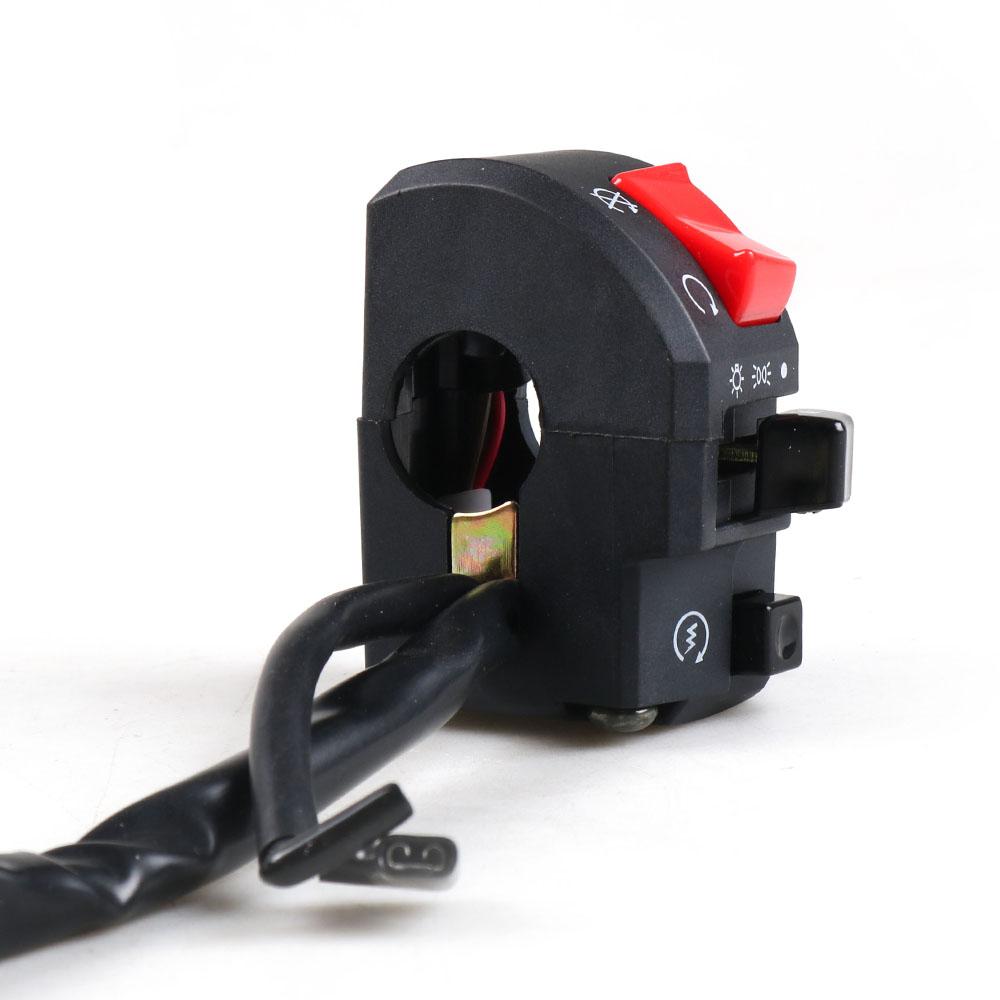 Мотоцикл 7/8 "22 мм переключатель управления рулем звуковой сигнал поворота электрическая противотуманная фара свет пусковой переключатель контроллера руля