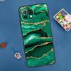 Gold Indigo Faux Malachite Case For Xiaomi 14 13 15 Ultra 11T 12T 13T 14T Pro POCO X7 Pro X3 X5 F5 F6 M6 X6 Pro Cover