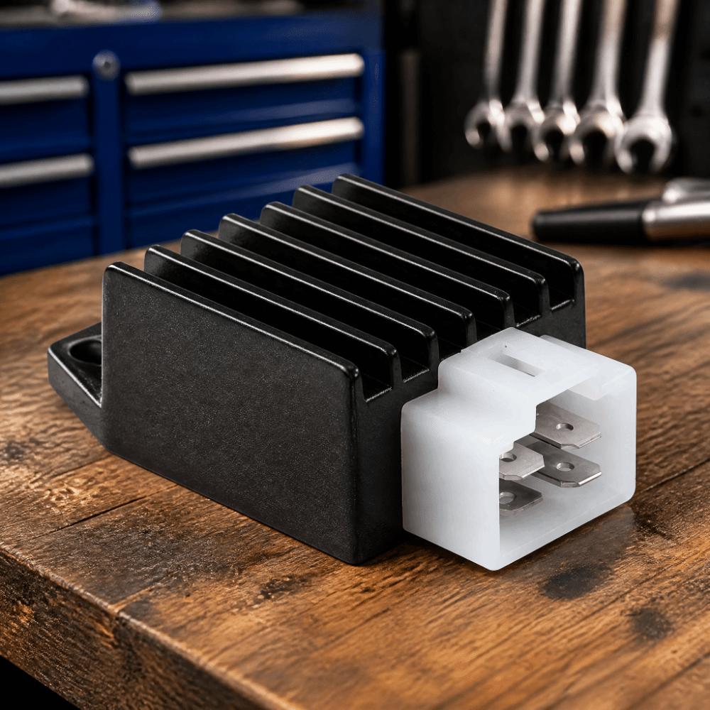 4-Pin Motorcycle Rectifier Half-Wave Scooter Rectifier Durable ATV Rectifier Regulator For Scooter