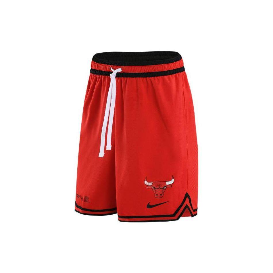 Nike Chicago Bulls DNA Dri-Fit NBA Logo Print Lace-Up Quick-Dry Breathable Basketball Shorts Men shorts Red DH9170-657