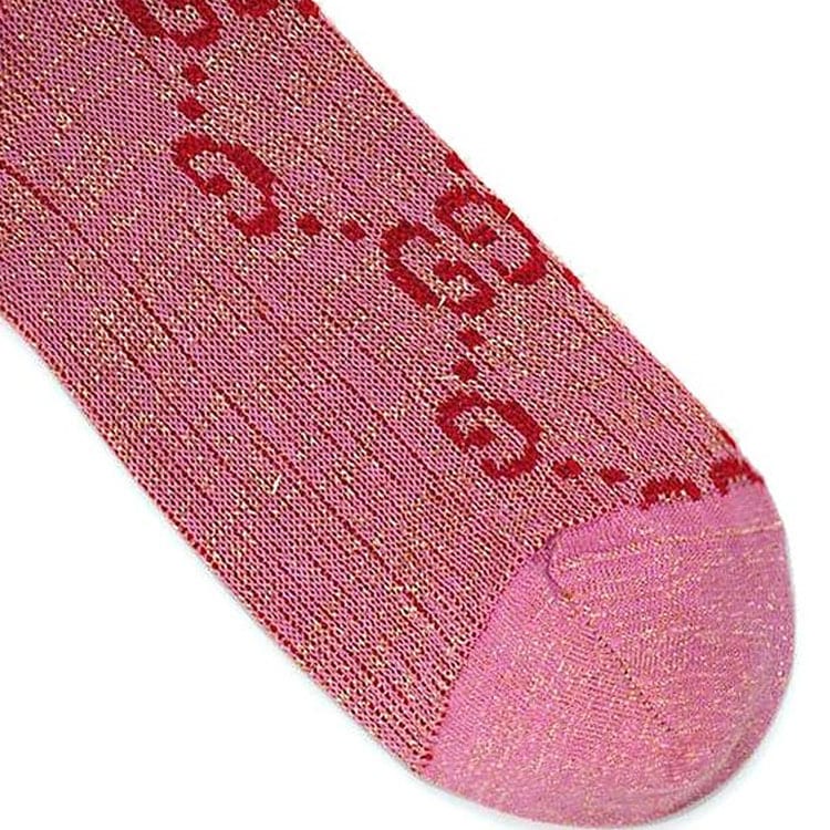 Gucci Хлопковые носки Gg 'Розовый/Розовый' 476525-3G199-5872