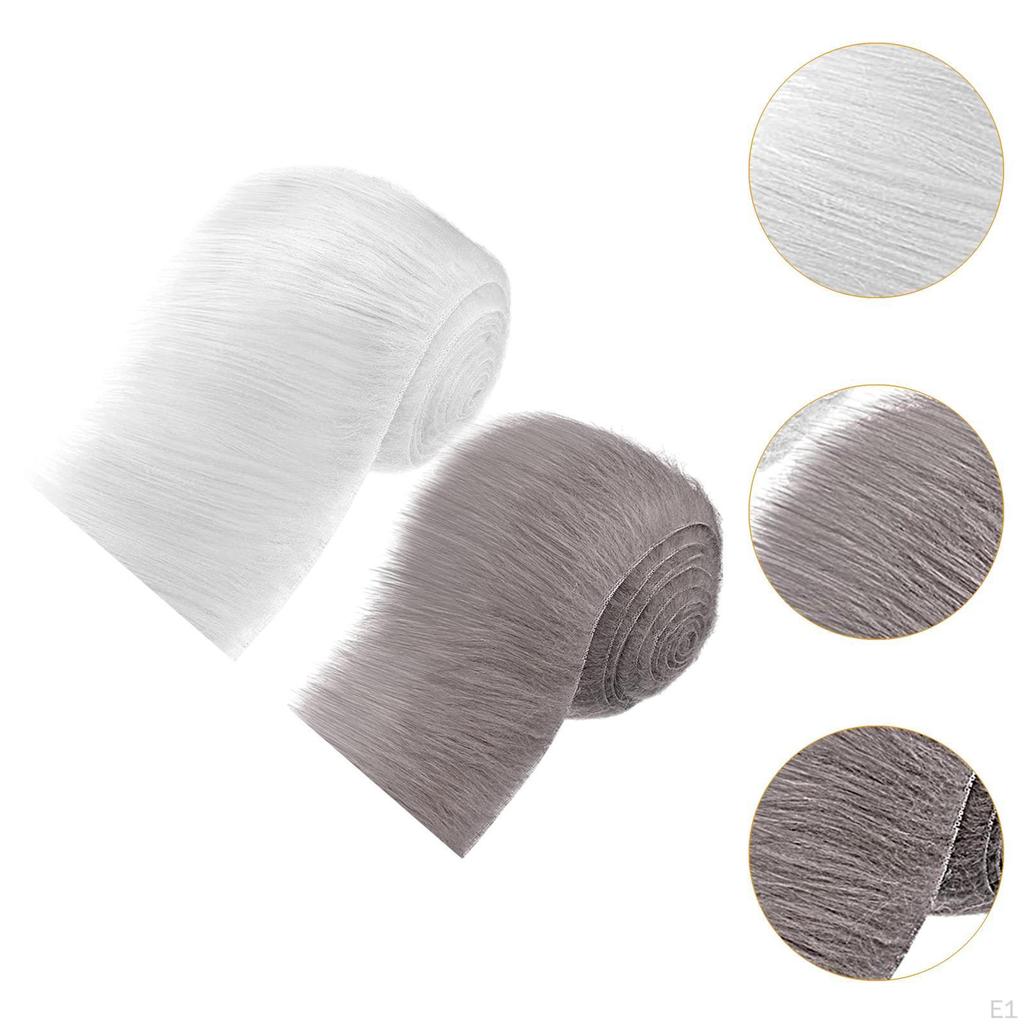 Материал из искусственного меха, товары для рукоделия, плюшевая лента, предварительно нарезанная полоска для рождественской елки, шляпы, обуви