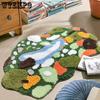 Коврик неправильной формы, можно стирать в машине, ковер с милым принтом, ковер для ванной комнаты, передняя дверь, прихожая, коврик