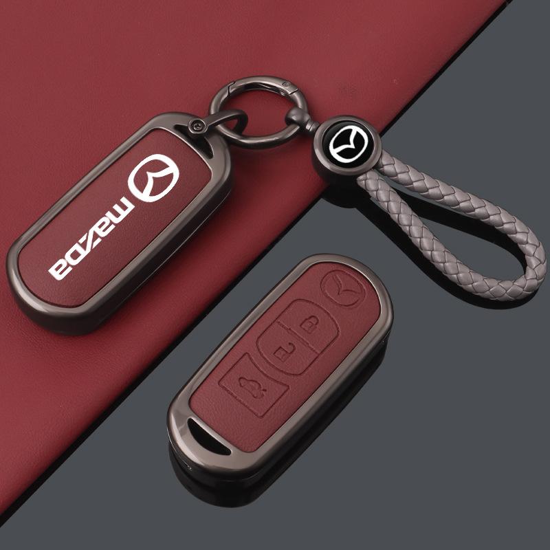 Zinc Alloy Car Remote Key Case Cover Protector For Mazda 2 3 5 6 BL BM GJ Atenza Axela Demio CX-3 CX3 CX-5 CX5 CX7 CX-7 FF29