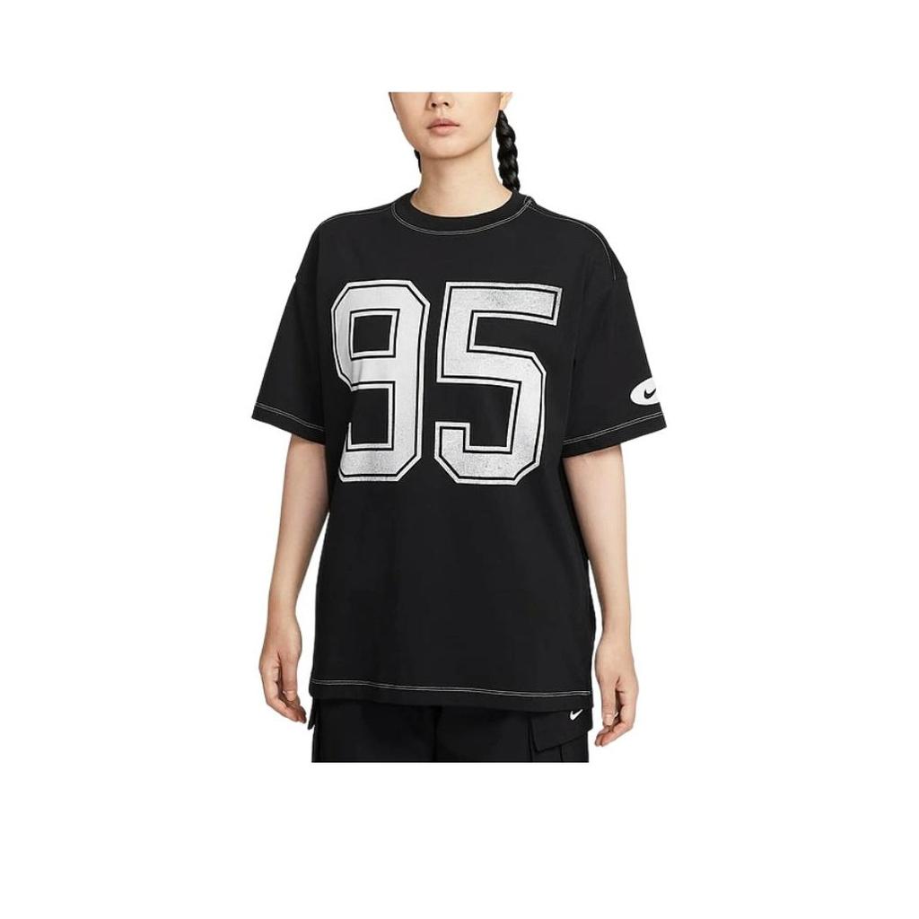 Nike Nsw Street Os S/S Хлопковая Свободная Модная Универсальная Футболка Женские Топы HV4973010