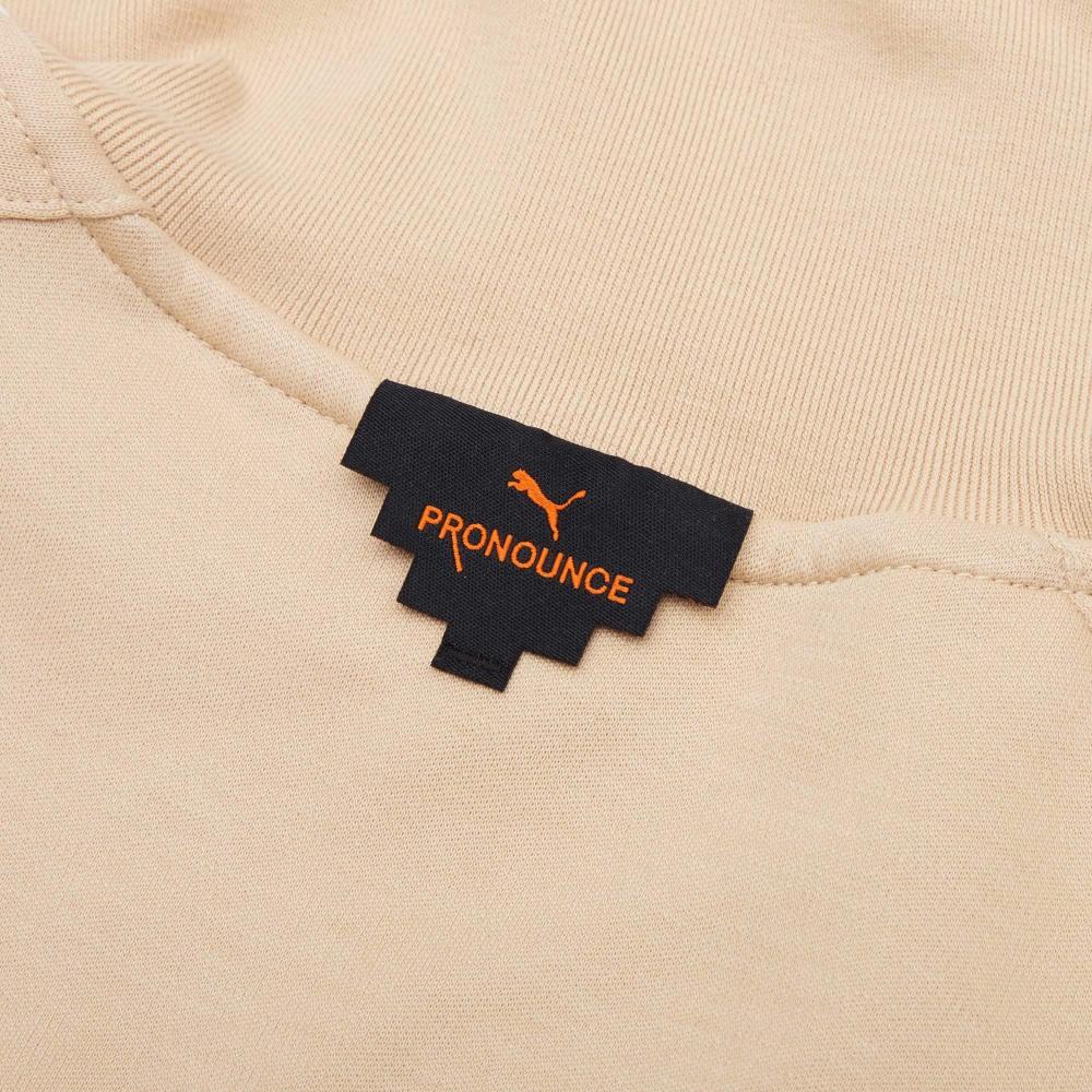 Puma X Pronounce Co-Branded Contrast Logo Casual Sport Knit Jacket Men Jackets Khaki 532141-20