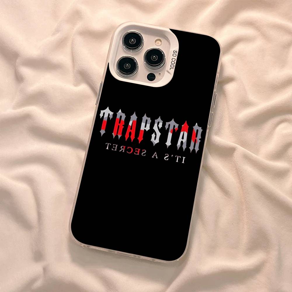 Чехол для телефона T-Trapstars Для iPhone 16 15 14 13 12 11 17 Pro Max Plus Цвет Серебристый Корпус
