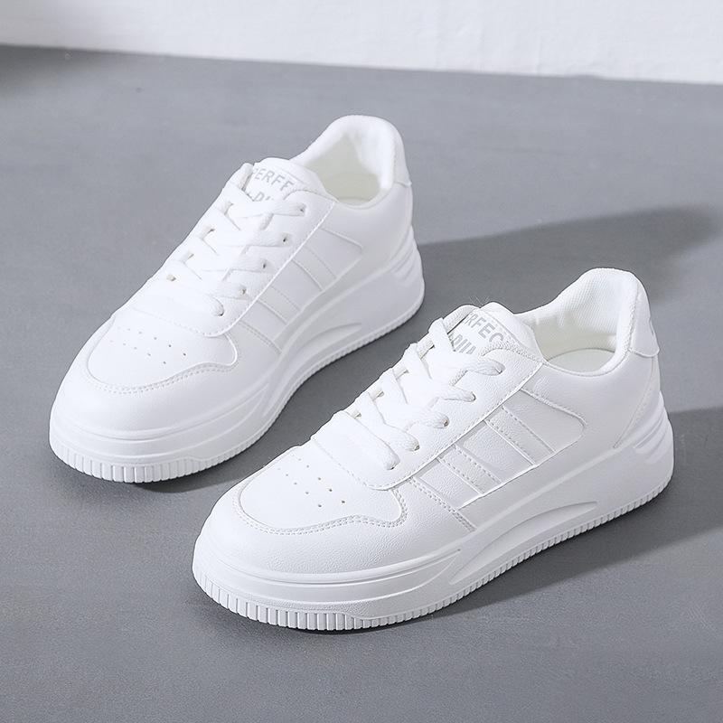 Casual Shoes Female 2023 Spring New Board Shoes Female Breathable Mesh Surface Small White Shoes Female Korean Version of A Hundred Ins Single Shoes