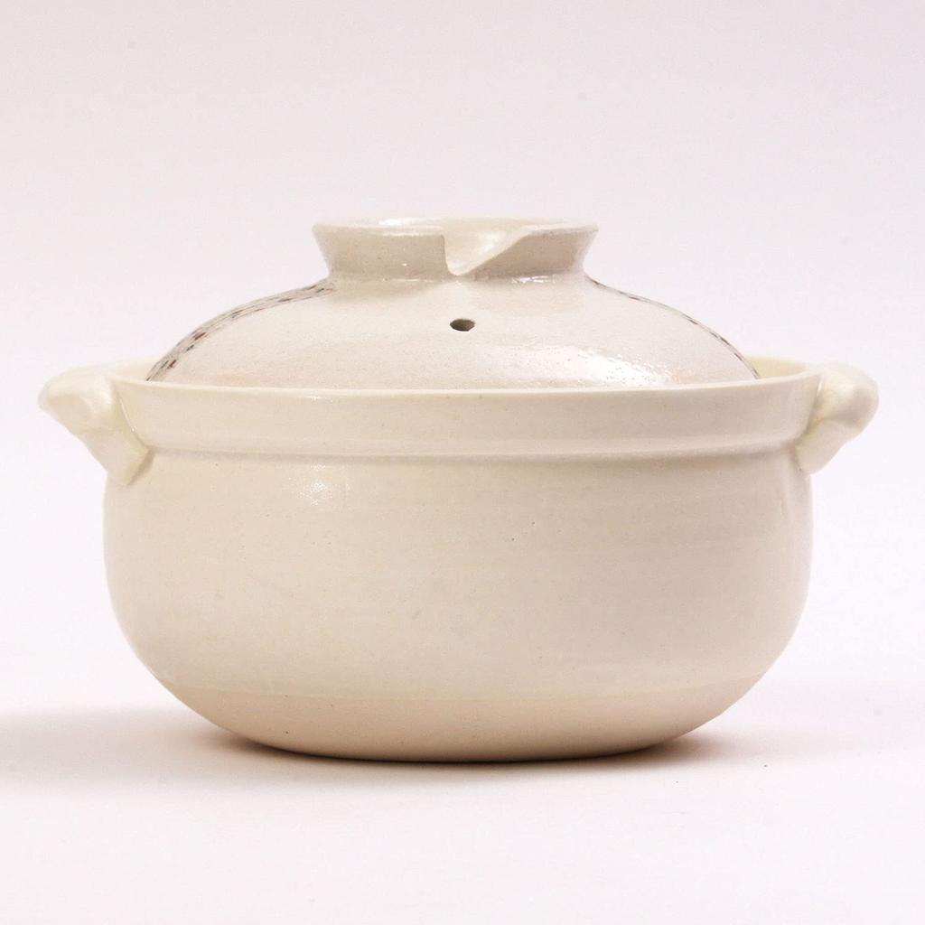 Maruyoshi Pottery Banko Ware Горшок Zosui Shiratama Sudare M0259 Белый 900 мл Нет. 5,5