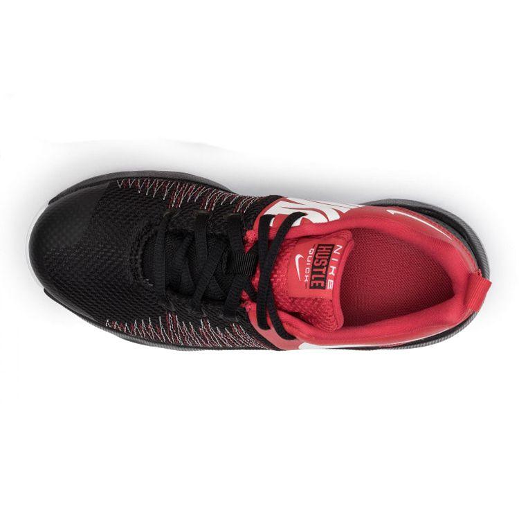 Nike Team Hustle Quick Модные Универсальные Амортизирующие Нескользящие Износостойкие Низкие Детские Баскетбольные Кроссовки из Синтетической Кожи 922680-002