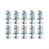 10x Petal Expansion Nut Jack Nuts 30mm Wall Anchor Blinds Short Long Screw