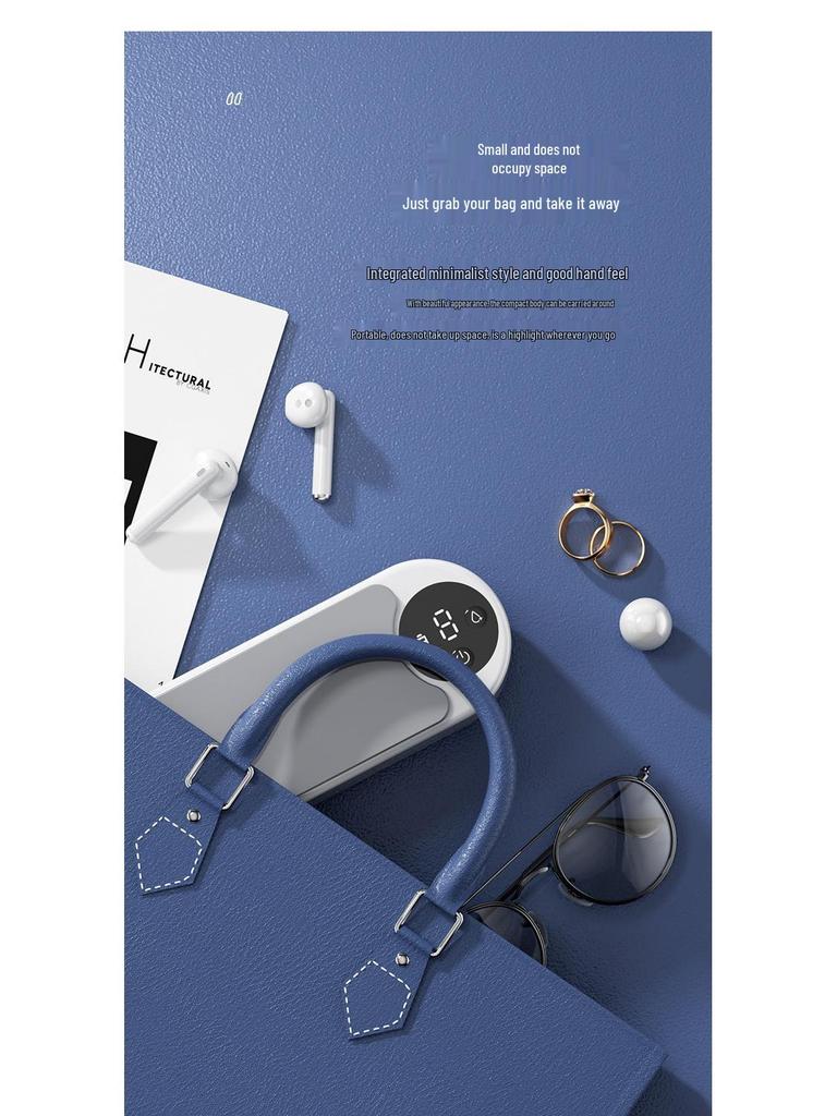 Portable Multifunctional Ultrasonic Cleaner for Jewelry, Makeup Brushes, and Eyeglasses