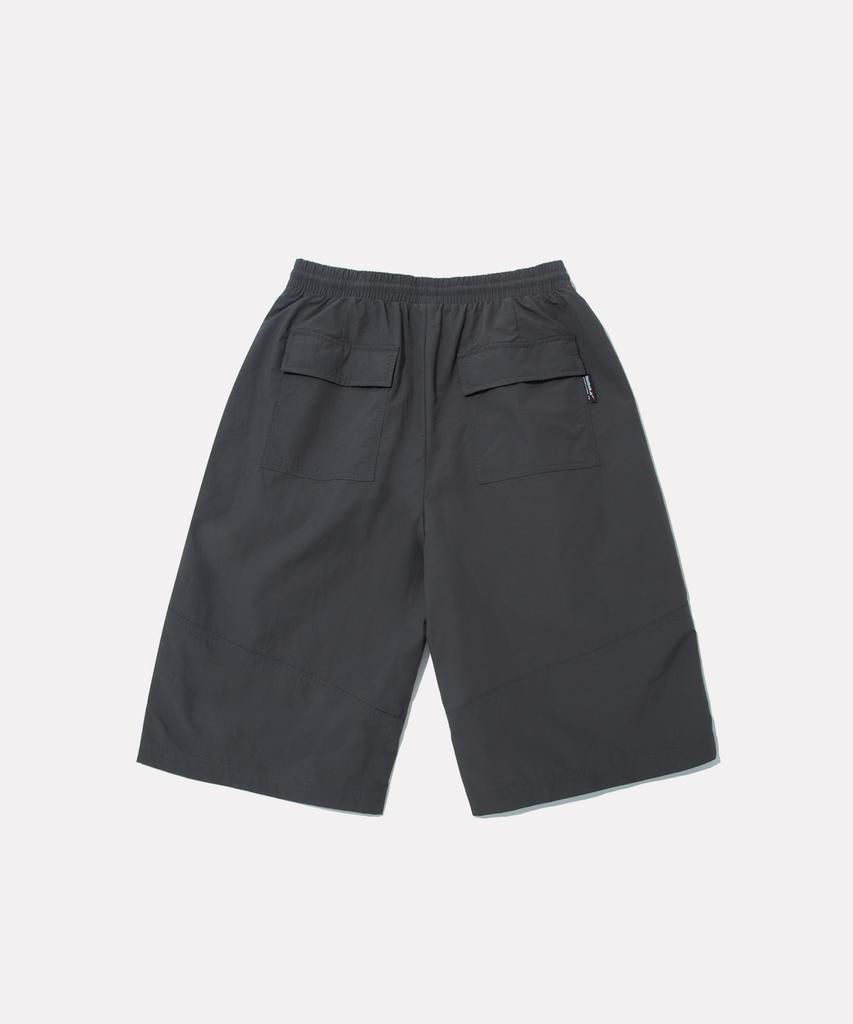REEBOK Nylon Bermuda Shorts - Charcoal