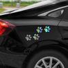 12.8x5.5CM Laser Vinyl Pet Paw Pattern Car Motorcycle Body Bumper Hood Window Decal Scratch Sticker