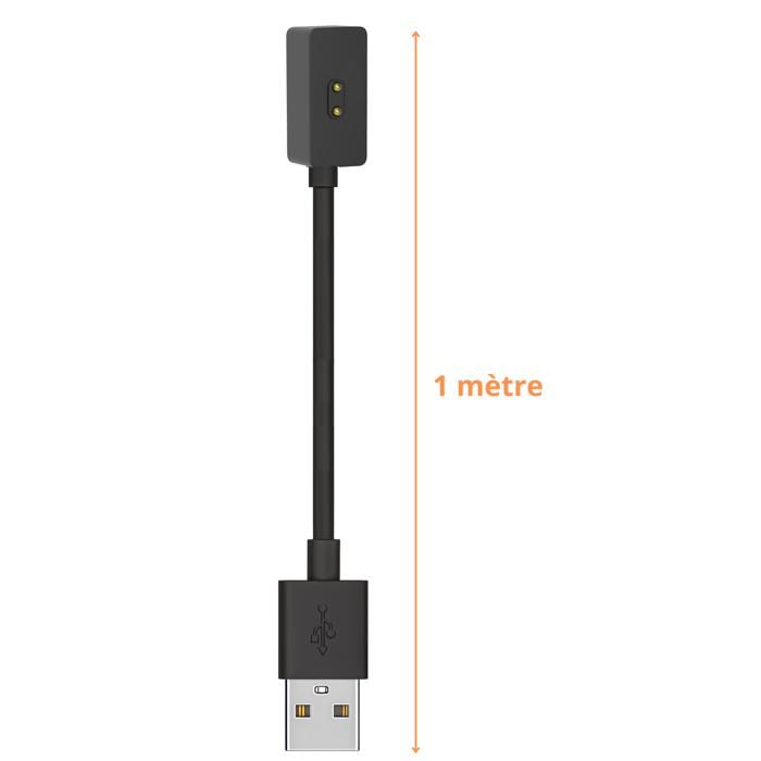 Зарядное устройство, совместимое с Xiaomi Redmi Watch 5/Redmi Watch 4/Smart Band 9/Smart Band 8 - USB-кабель 1 метр Зарядка для часов Phonillico®