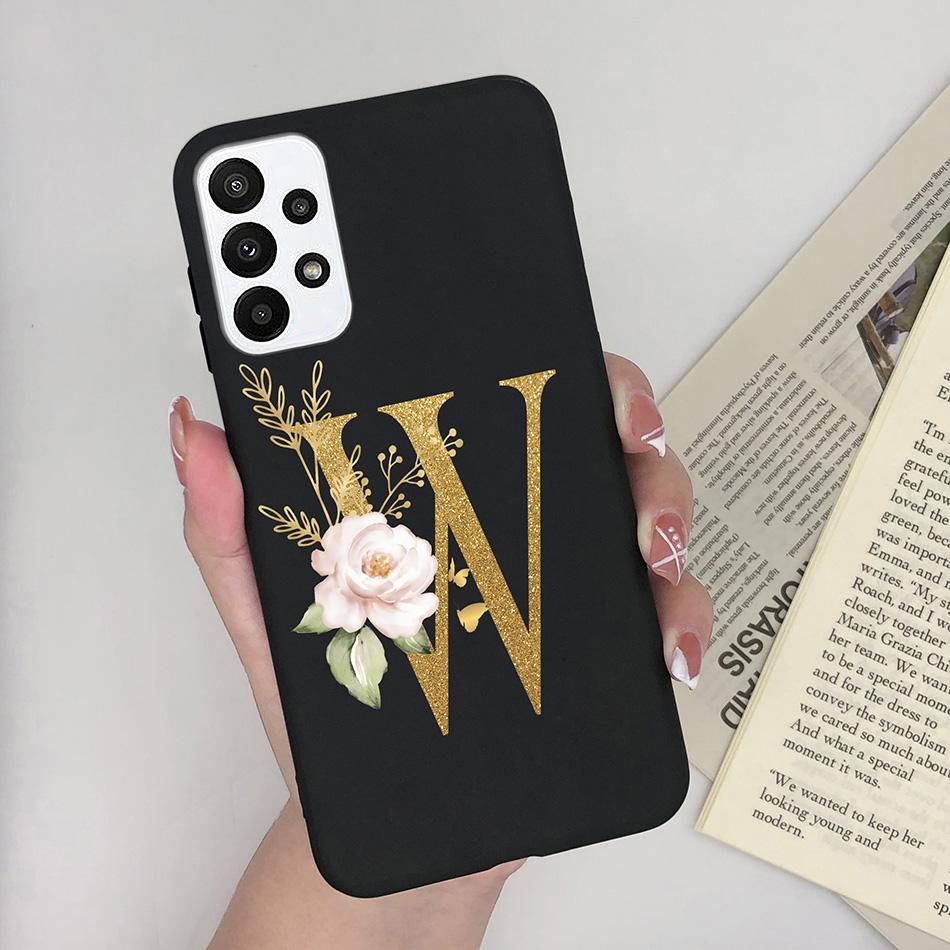 Для Samsung Galaxy A23 4G 5G Чехол Красивые Буквы Силиконовая Задняя Крышка Чехол для Телефона Для SamsungA23 A 23 SM-A236U SM-A235F Чехол Fundas