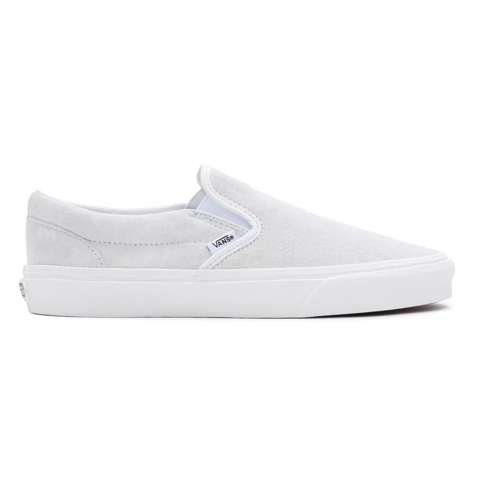 Vans Слипоны Удобные Легкие Тонкая Подошва Прочные Низкие Кеды для Скейтбординга Унисекс Кроссовки Белые VN000BVZJVY