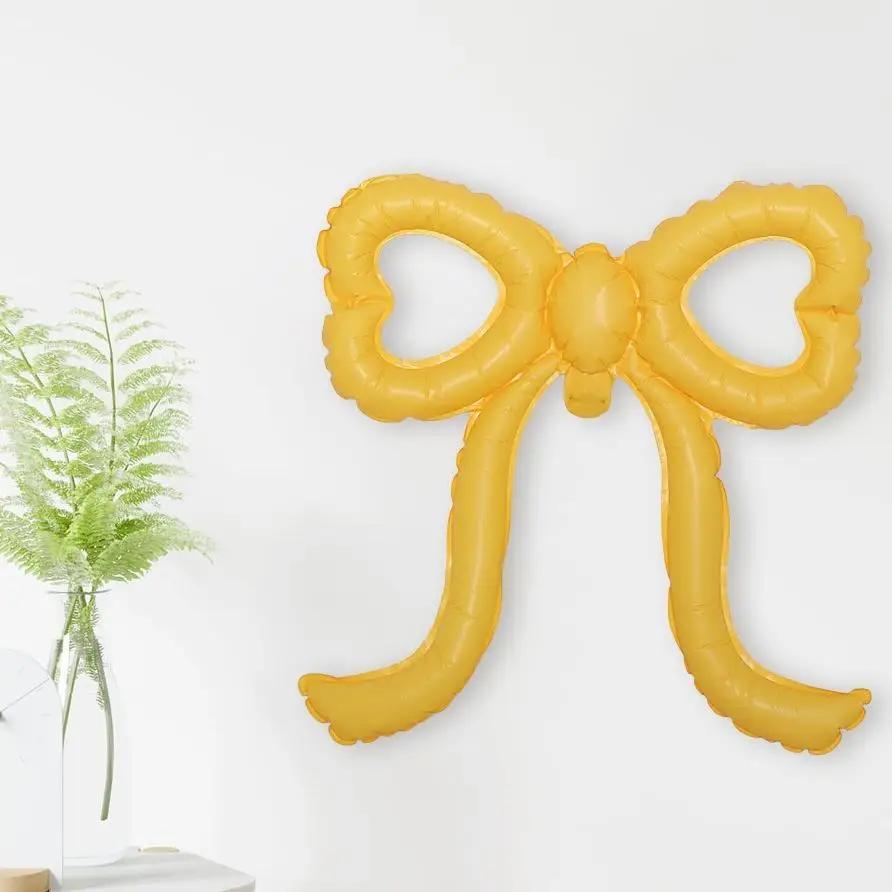 1 шт. Банты Шары Розовый Бежевый Бант Украшения для Вечеринки для Детского Праздника Помолвки Свадьбы Шары Реквизит для Фотографий Принадлежности