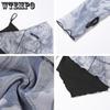 WTEMPO Женская шикарная сетчатая лоскутная футболка с длинными рукавами + внутренняя подтяжка на подтяжках, нерегулярные искусственные укороченные топы из двух предметов